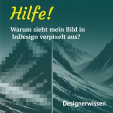 Warum ist mein Bild in InDesign verpixelt oder wird unscharf dargestellt?